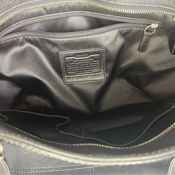 Coach Black Leather Shoulder Bag - Picture 10 of 15